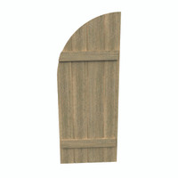 Fypon shutter___SH4PHLR24X25RS___SHUTTER 4 ARCH TOP BOARD AND BATTEN24X25X1-1/2 ROUGH SAWN WO