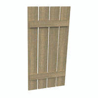 Fypon shutter___SH4PO24X73RS___SHUTTER 4 PLANK24X73X1-1/2 ROUGH SAWN WOOD GRAIN