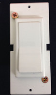 Mobile Home Self Contained Decor Switch With Cover Plate (White) 
