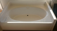 42"X60" Fiberglass Garden Tub White For Mobile Home