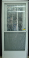 7660 Series Kinro Cottage Window House Type Steel Door With Standard Storm Size 34"X76" 