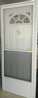 7660 Series Kinro Sunburst (Fan) Window House Type Steel Door With Standard Storm Size 34"X76" 