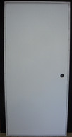 200 Series Elixir Outswing Door Blank White/White Mill Finish Frame Size 32"X76" 