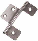 Non-Mortise Hinges for Interior Mobile Home Door Silver 