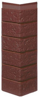 Novik Hand-Laid Old Red Blend Brick Pattern Skirting Corner 