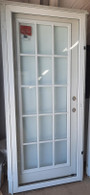 925 Series Cordell Combination Door Heavy Duty Size 34"X76" 15 Light Window with All Glass Storm Door