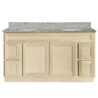 60"W - 2 Door, 4 Drawer
