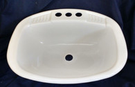 Mobile Home/ RV Lavatory Sink Size 16"X20" Square White 