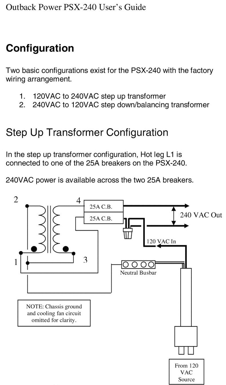 Outback Psx 240 Wiring Diagram Wiring Diagram