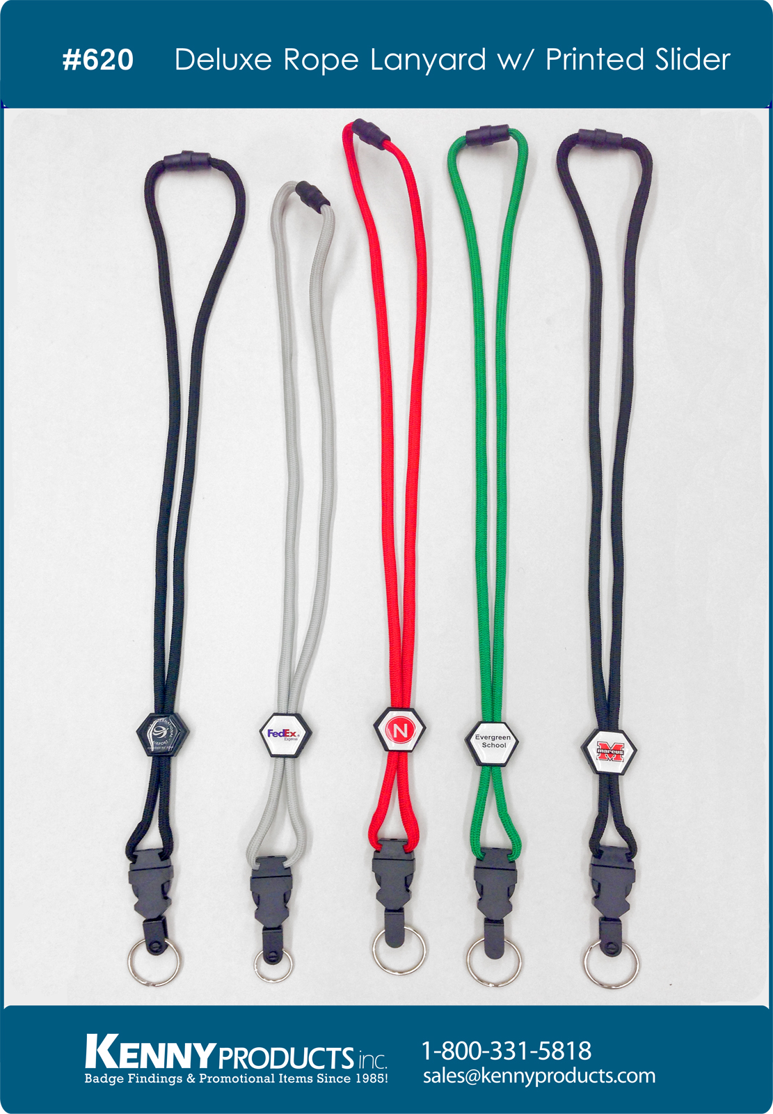 Lanyards Custom Lanyards Rope Lanyards Kenny Products