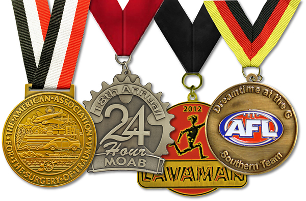 Fully Customized Medals - request for a free digital proof today