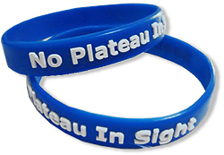 PW-603C Embossed & Color Filled-In Silicone Wristbands