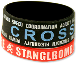 PW-602C Debossed & Color Fille-In Silicone Wristbands
