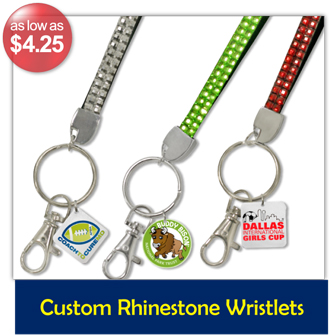 Custom Rhinestone Wristlets