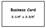 Business Card Laminating Pouch (Box of 100 pcs)