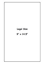 Legal size Laminating Pouch 3 MIL (Box of 100 pcs)
