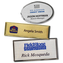 Name Tags - Executive Metal Frame w/ Personalization (1.5