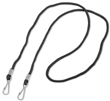 Thin Cord Open Ended Lanyard for Badge and Face Mask, J-HOOKS