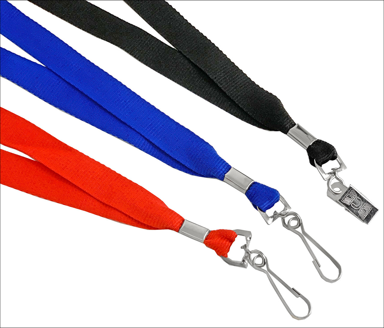 3/4" Wide Lanyard with Hook or Clip