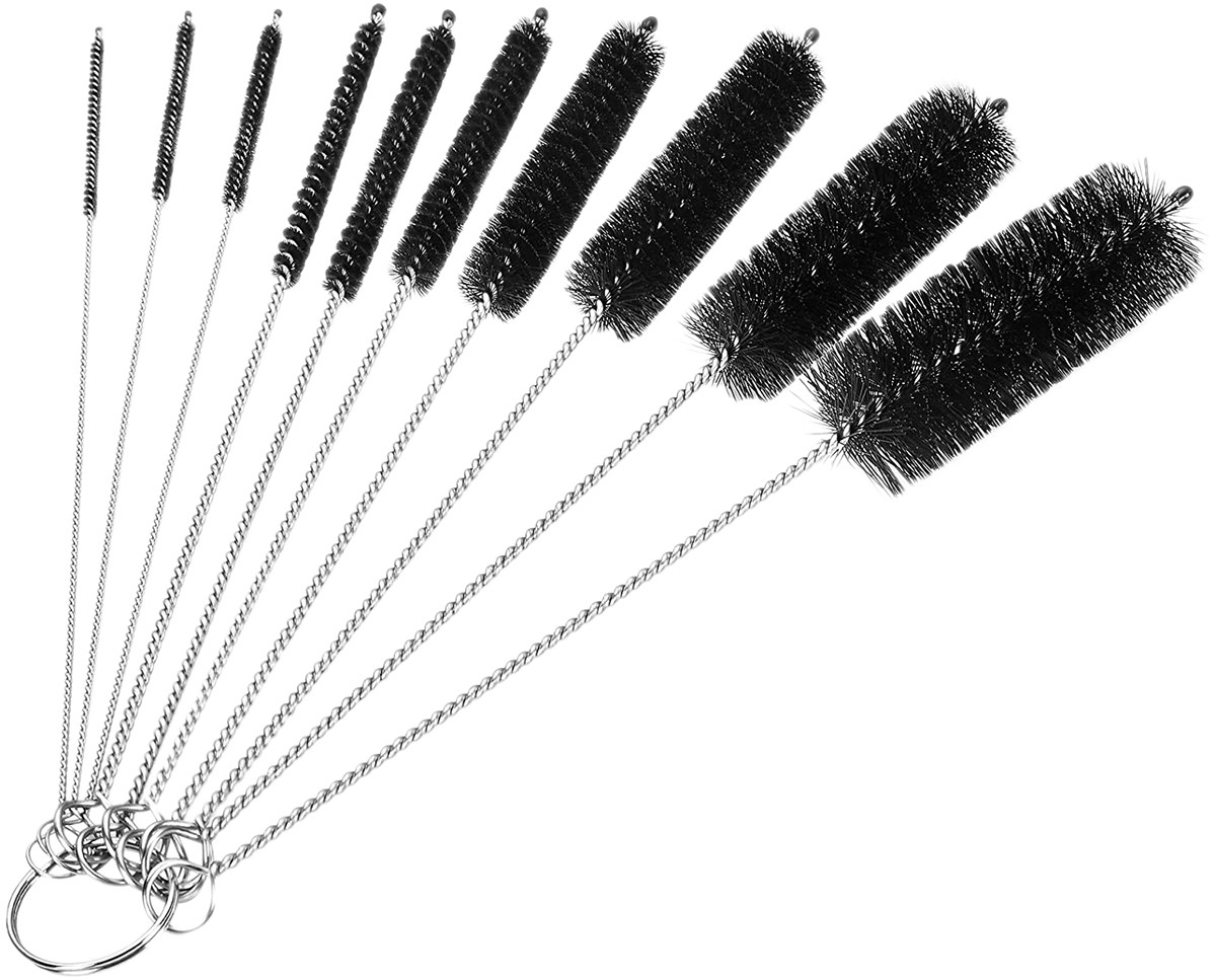 10 Piece Nylon Tube Brush Set