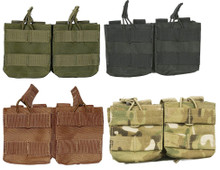 CONDOR MA24 MOLLE Double 7.62 NATO 308 Open Top Magazine Pouch- OD Green/ Black/ Coyote Brown/ MultiCam
