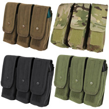 Condor MA33 MOLLE 7.62 mm / 5.62 mm Triple Rifle Magazine Pouch- OD Green/ Black/ Coyote Brown/ MultiCam