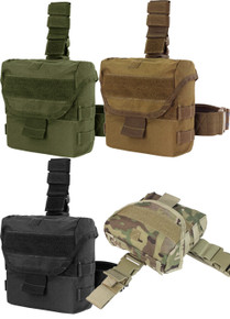 Condor MA38 Tactical Nylon Drop Leg Mag Magazine Dump Pouch- OD Green/ Black/ Coyote Brown/ MultiCam