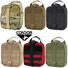 Condor MA41 Molle Tactical Rip-Away EMT Pouch- OD Green/ Black/ Red/ Coyote Brown/  MultiCam