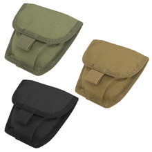Condor MA47 Double Handcuff Pouch Tactical MOLLE Belt Cuff Holster- OD Green/ Black/ Navy Blue/ Coyote Brown