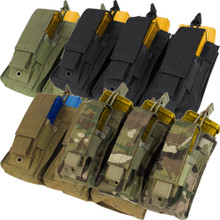 Condor MA55 Triple Kangaroo .223 or 5.56mm & Pistol Magazine Pouch- OD Green/ Black/ Coyote Brown/ MultiCam