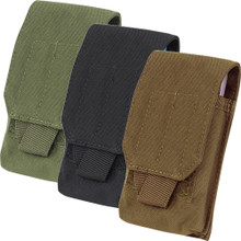 Condor MA73 Molle Tactical Tech Sheath Pouch for Phone Camera GPS- OD Green/ Black/ Coyote Brown