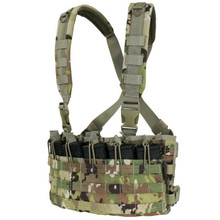 Condor MCR6-800 Rapid Assault Chest Rig Vest MOLLE 5.56 .223 Mag Pouch- Scorpion OCP