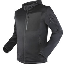 Condor 101136 Cirrus Technical Fleece Jacket-Black/ Heather Grey