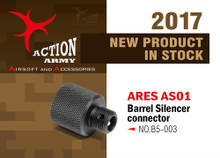 Action Army AAC-B05-003 Strike AS01 Barrel / Silencer Connector for Elite Force/Ares