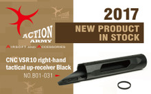 Action Army AAC-B01-031 VSR10 Full CNC Right-Hand Tactical Up Receiver - Black