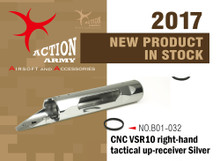 Action Army AAC-B01-032 VSR10 Full CNC Right-Hand Tactical Up Receiver - Sliver