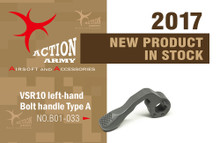 Action Army AAC-B01-033 VSR10 Left Hand Bolt Handle-Type A for TM VSR10 /Well MB02 Well MB03