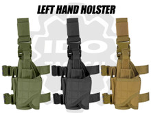 Condor 171170 Tornado Tactical Leg Holster (Left Hand)- OD Green/ Black/ Coyote Brown
