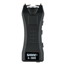 SABRE Red G-S-1005-BK 600,000V Rechargeable Mini Stun Gun + LED Flashlight w/Holster- Black/ Pink