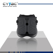 Cytac CY-MPU Universal Double Mag Pouch with Paddle Attachment Fits 9mm, .40, .45 Single or Double Stack Magazine