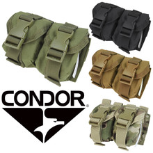 Condor MA14 Double Frag Grenade Pouch- OD Green/ Black/ MultiCam/ Coyote Brown