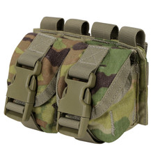 Condor MA14-800 Double Frag Grenade Pouch- Scorpion OCP
