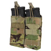 Condor MA19-800 Double Open Top .223 or 5.56mm Magazine Pouch- Scorpion OCP
