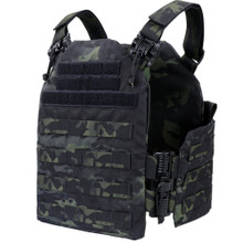 Condor US1218-021 Molle Tactical Cyclone RS Plate Carrier - MultiCam Black