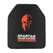 Spartan Armor Systems Level IV Shooters Cut Rifle Ceramic Body Armor - 10X12