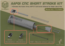 TTI Airsoft TTI-P0003 Action Army AAP-01 CNC Short stroke Kit (4mm/2mm/Nozzle return 140% spring)