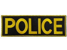 IDO Tactical 11284-1002-Y Embroidery Law Enforcement Police Patch Yellow