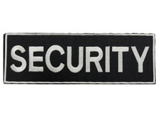IDO Tactical 11284-1003-W Embroidery Security Officer Patch White