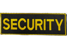 IDO Tactical 11284-1003-Y Embroidery Security Officer Patch Yellow