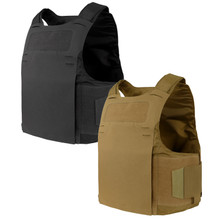 Condor 201091 LCS VANQUISH LT Plate Carrier Vest- Black/ Coyote Brown